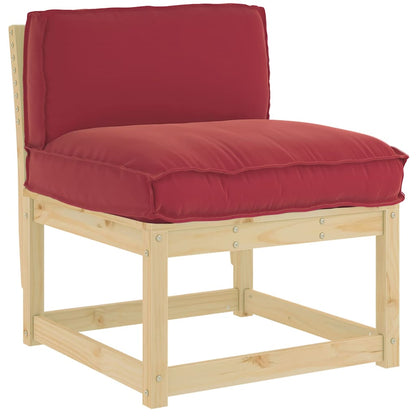 Cuscino Rosso Vino 80 x 40 x 12 cm Tessuto Oxford