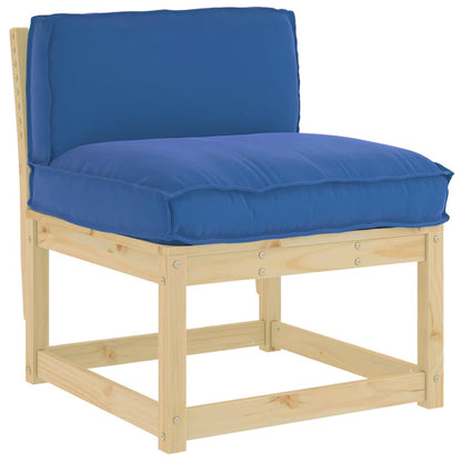 Cuscino Blu Reale 80 x 40 x 12 cm Tessuto Oxford