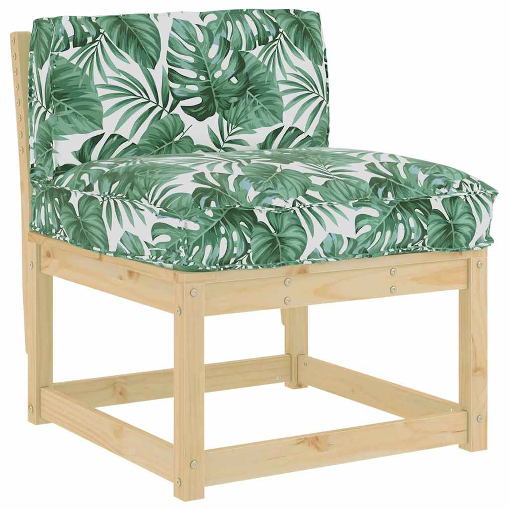 Cuscino Foglia Motivo Foglia 80 x 40 x 12 cm Tessuto Oxford