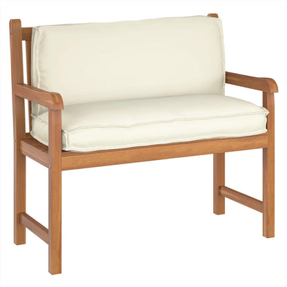 Cuscino Crema 120 x 40 x 12 cm Tessuto Oxford