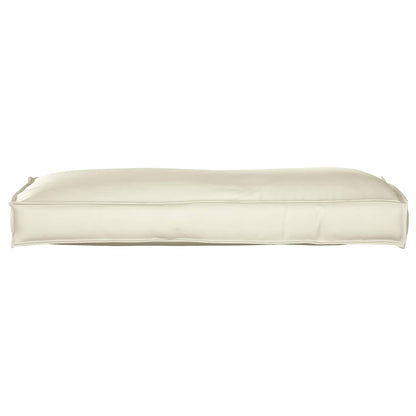 Cuscino Crema 120 x 40 x 12 cm Tessuto Oxford