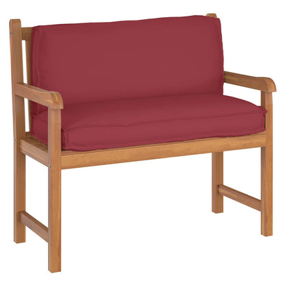 Cuscino Rosso Vino 120 x 40 x 12 cm Tessuto Oxford