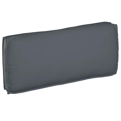 Cuscino Antracite 120 x 50 x 12 cm Tessuto Oxford