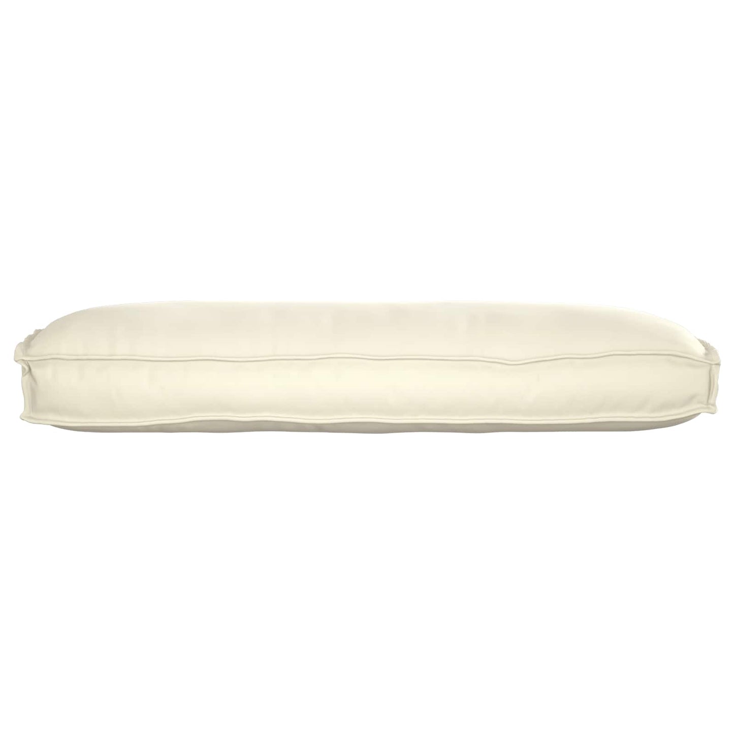 Cuscino Crema 120 x 50 x 12 cm Tessuto Oxford