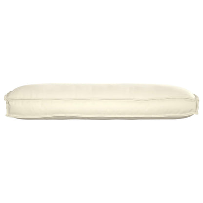 Cuscino Crema 120 x 50 x 12 cm Tessuto Oxford
