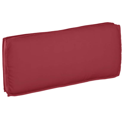 Cuscino Rosso Vino 120 x 50 x 12 cm Tessuto Oxford