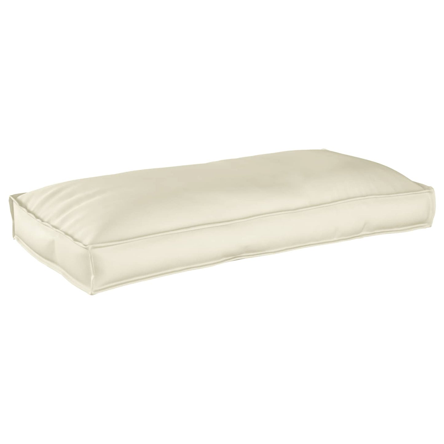 Cuscino Crema 120 x 60 x 12 cm Tessuto Oxford