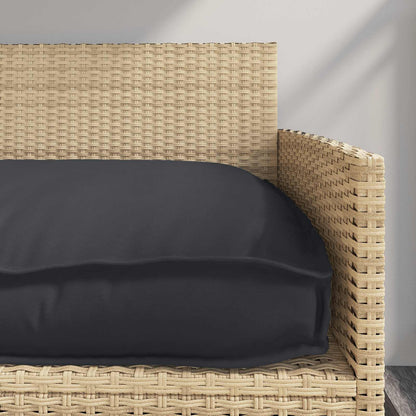 Cuscino Nero 120 x 60 x 12 cm Tessuto Oxford