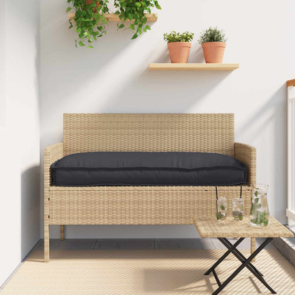 Cuscino Nero 120 x 60 x 12 cm Tessuto Oxford