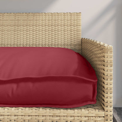 Cuscino Rosso Vino 80 x 80 x 52 cm Tessuto Oxford