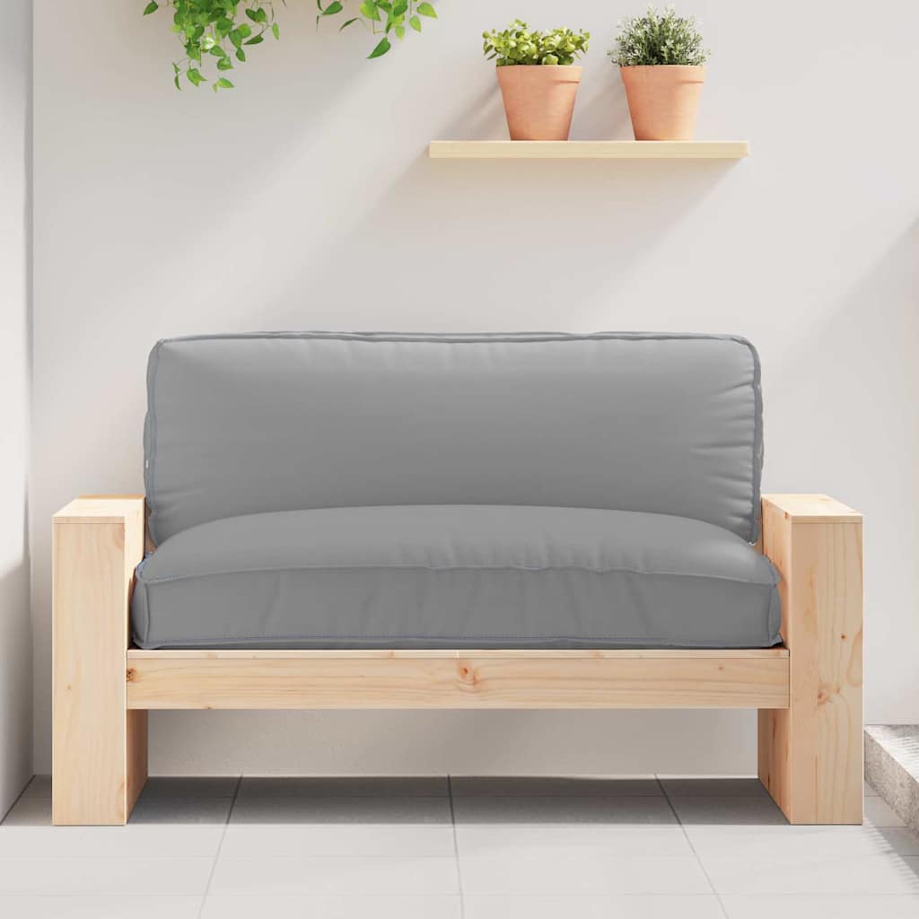 Cuscino Grigio 120 x 80 x 12 cm Tessuto Oxford