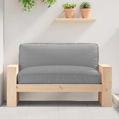 Cuscino Grigio 120 x 80 x 12 cm Tessuto Oxford