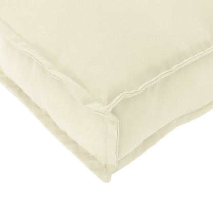 Cuscino Crema 120 x 80 x 12 cm Tessuto Oxford