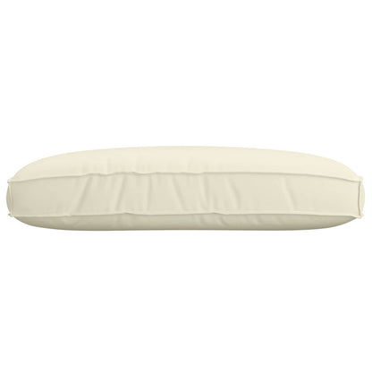 Cuscino Crema 120 x 80 x 12 cm Tessuto Oxford