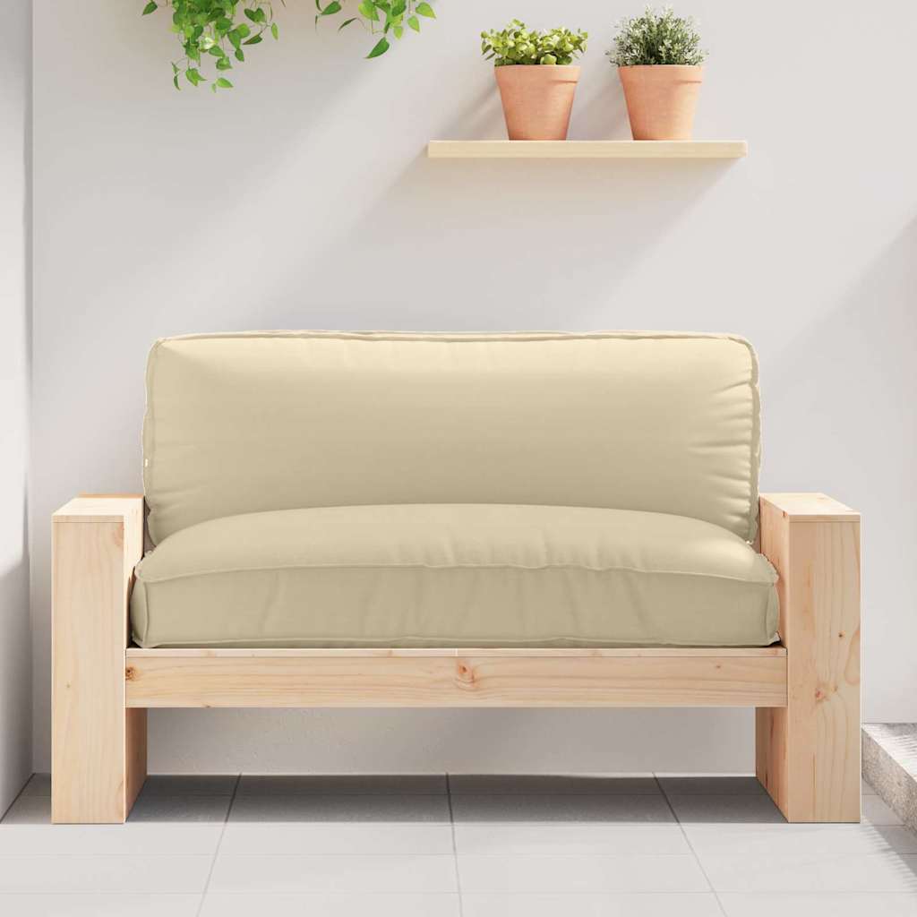 Cuscino Beige 120 x 80 x 12 cm Tessuto Oxford