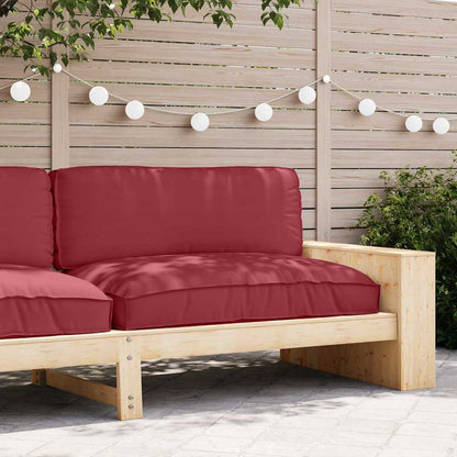 Cuscino Rosso Vino 120 x 80 x 12 cm Tessuto Oxford