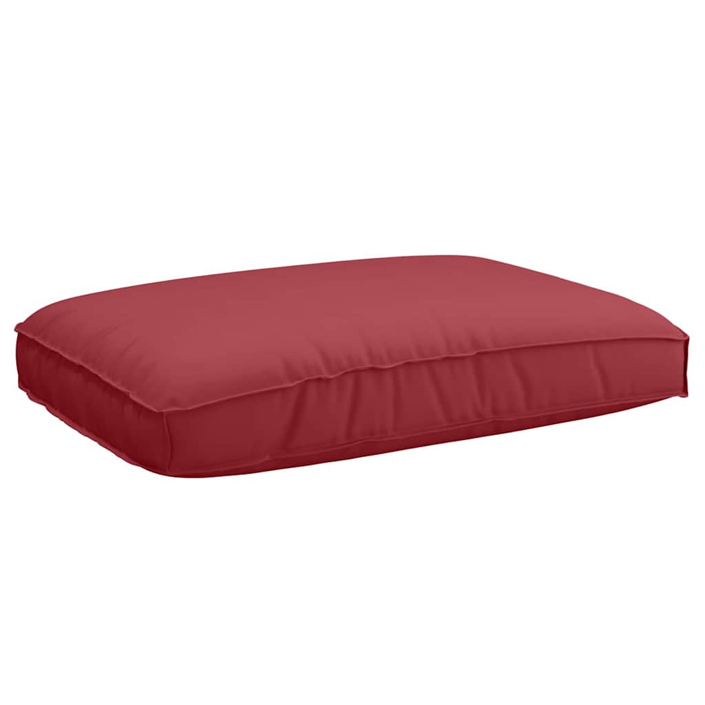 Cuscino Rosso Vino 120 x 80 x 12 cm Tessuto Oxford