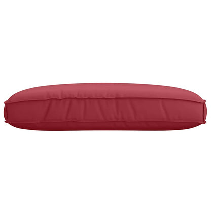 Cuscino Rosso Vino 120 x 80 x 12 cm Tessuto Oxford