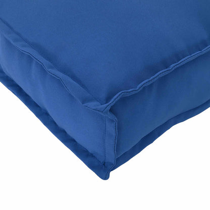 Cuscino Blu Reale 120 x 80 x 12 cm Tessuto Oxford