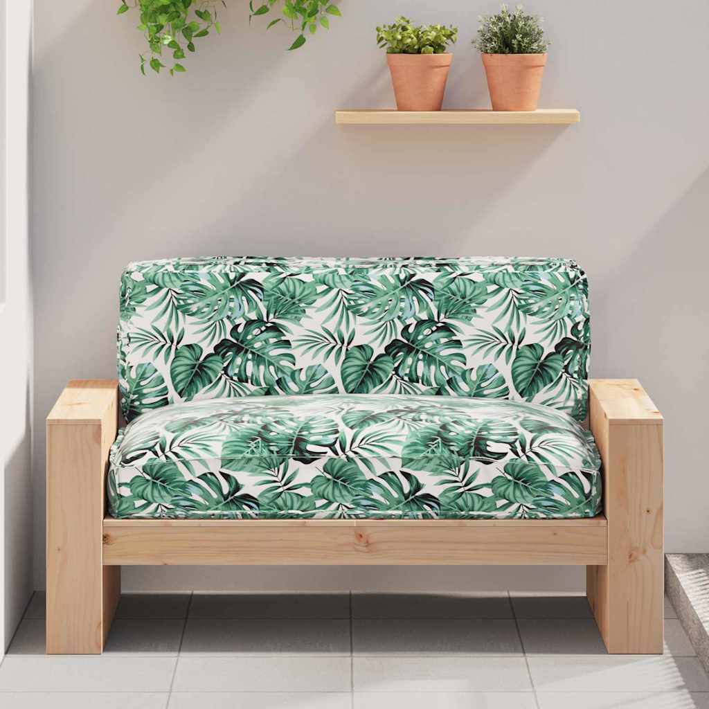 Cuscino Foglia Motivo Foglia 120 x 80 x 12 cm Tessuto Oxford
