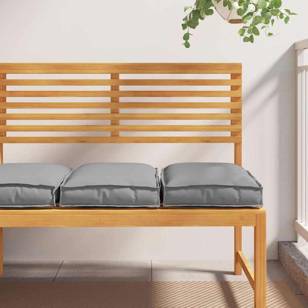 Cuscino 2 pcs Grigio 40 x 40 x 8 cm Tessuto Oxford
