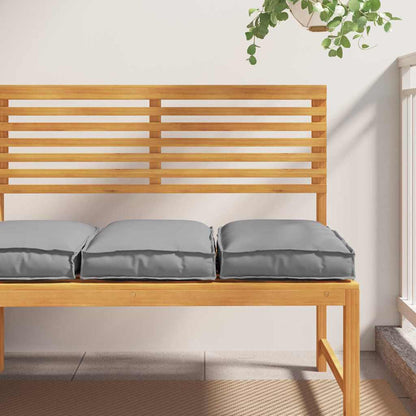 Cuscino 2 pcs Grigio 40 x 40 x 8 cm Tessuto Oxford