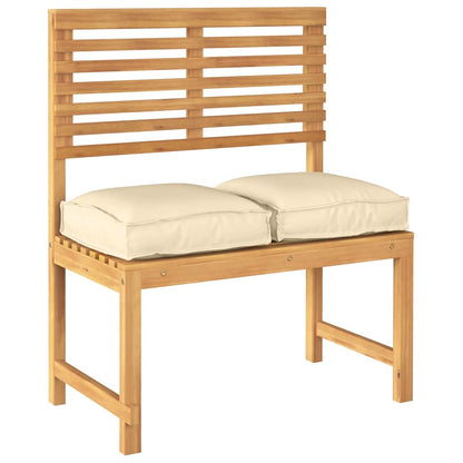 Cuscino 2 pcs Beige 40 x 40 x 8 cm Tessuto Oxford
