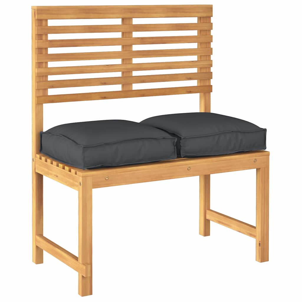 Cuscino 2 pcs Nero 40 x 40 x 8 cm Tessuto Oxford