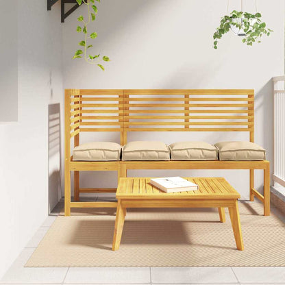 Cuscino 4 pcs Beige 40 x 40 x 8 cm Tessuto Oxford