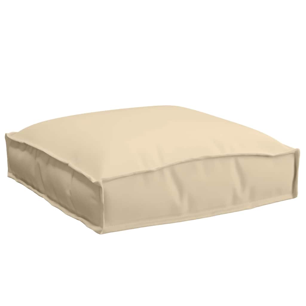 Cuscino 4 pcs Beige 40 x 40 x 8 cm Tessuto Oxford