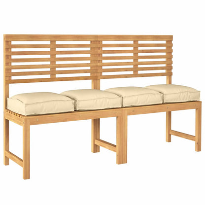 Cuscino 4 pcs Beige 40 x 40 x 8 cm Tessuto Oxford