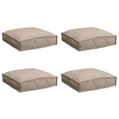 Cuscino 4 pcs Talpa 40 x 40 x 8 cm Tessuto Oxford