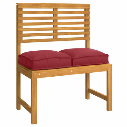 Cuscino 4 pcs Rosso Vino 40 x 40 x 8 cm Tessuto Oxford