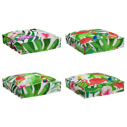 Cuscino 4 pcs Multicolore 40 x 40 x 8 cm Tessuto Oxford