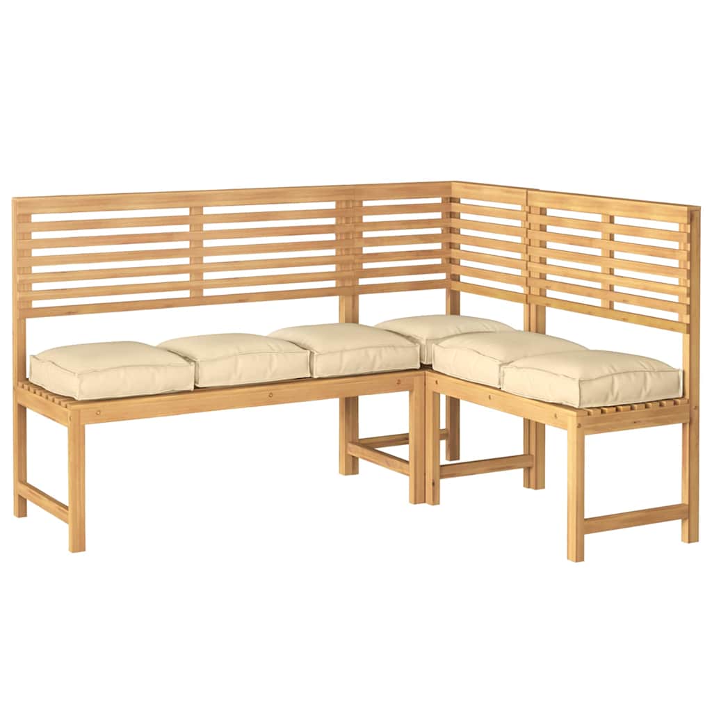 Cuscino 6 pcs Beige 40 x 40 x 8 cm Tessuto Oxford