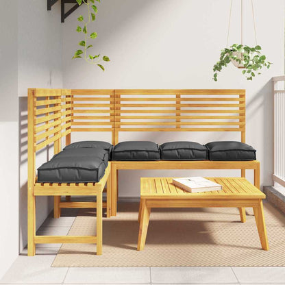 Cuscino 6 pcs Nero 40 x 40 x 8 cm Tessuto Oxford
