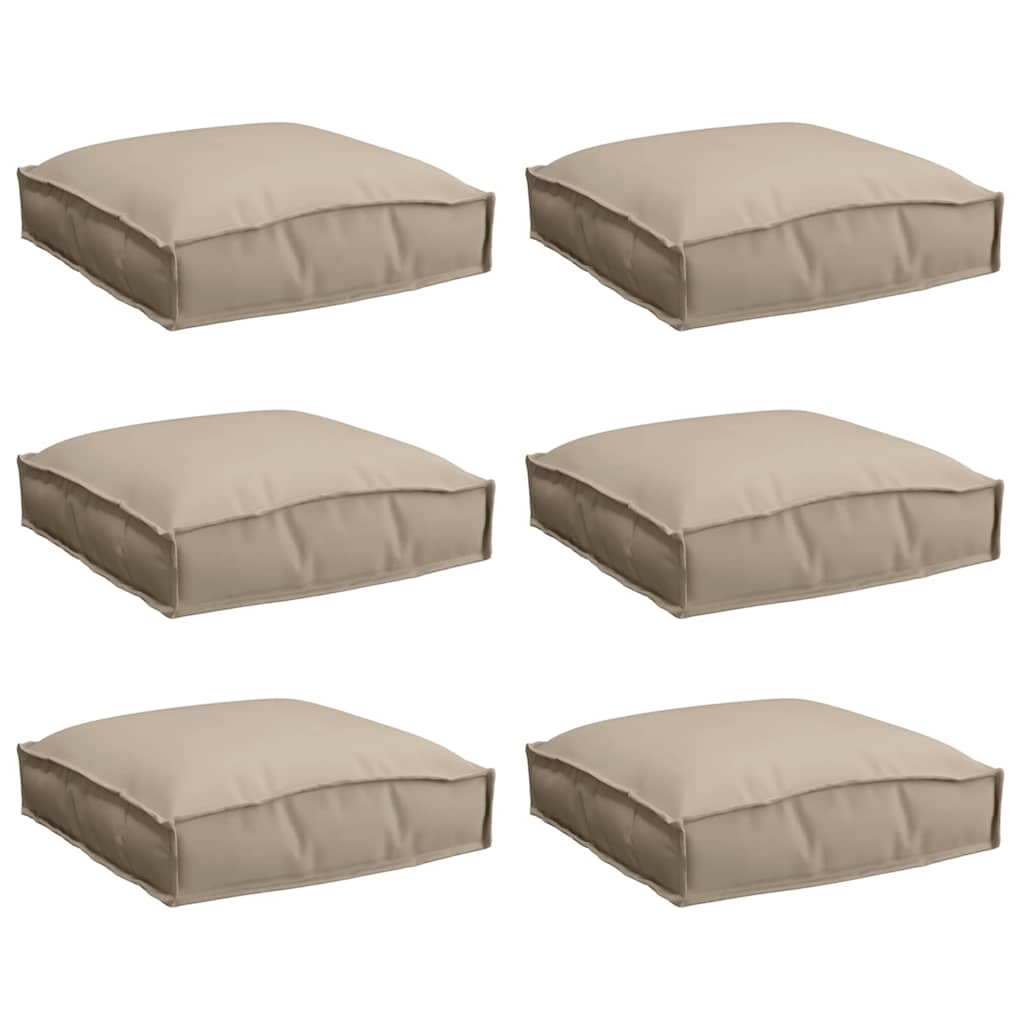 Cuscino 6 pcs Talpa 40 x 40 x 8 cm Tessuto Oxford