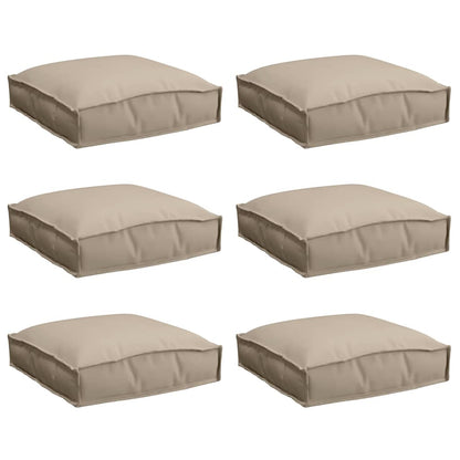 Cuscino 6 pcs Talpa 40 x 40 x 8 cm Tessuto Oxford