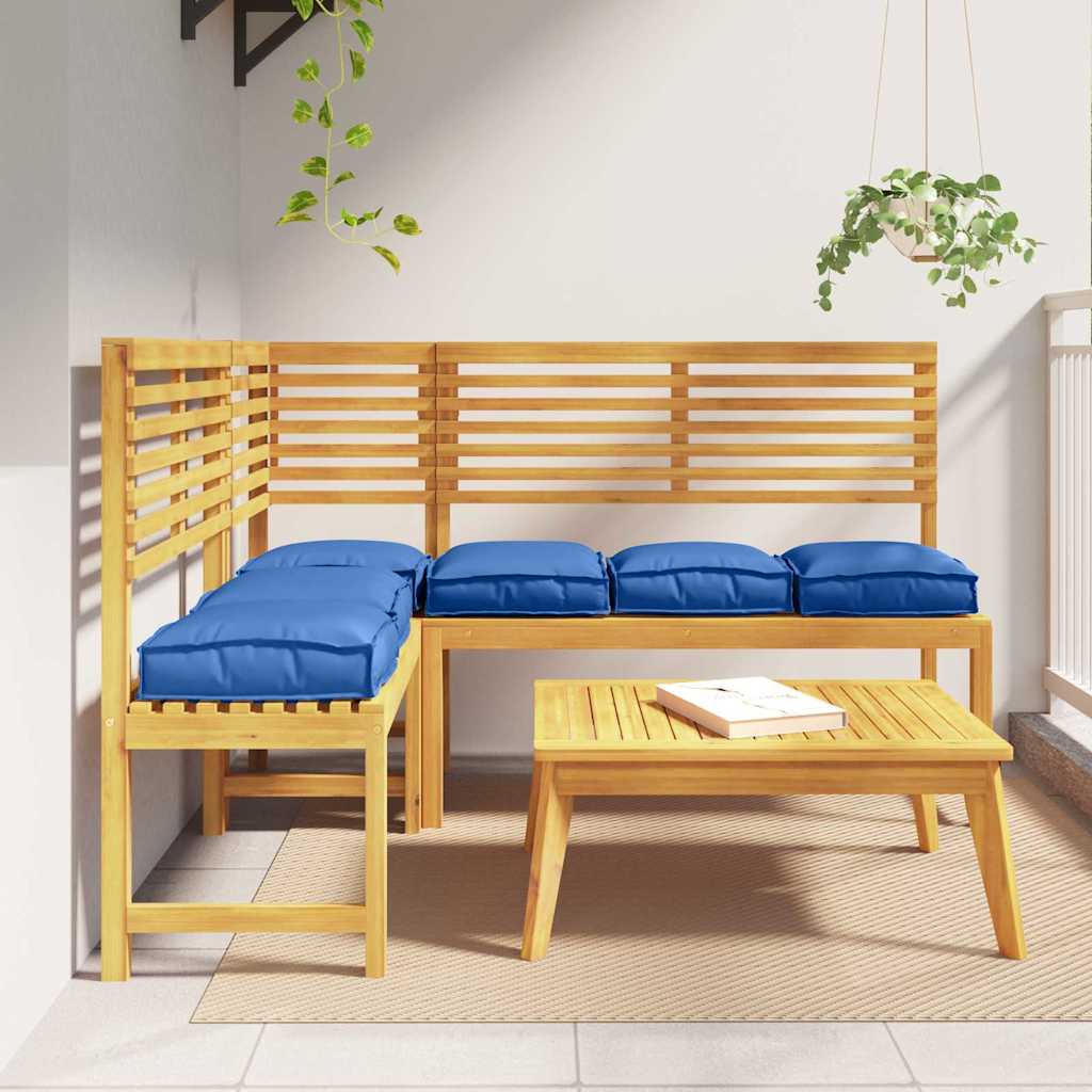 Cuscino 6 pcs Blu Reale 40 x 40 x 8 cm Tessuto Oxford