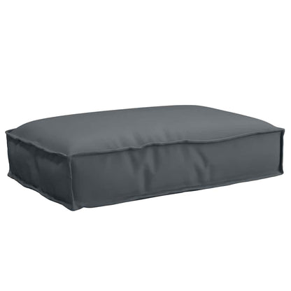 Cuscino Antracite 60 x 40 x 8 cm Tessuto Oxford