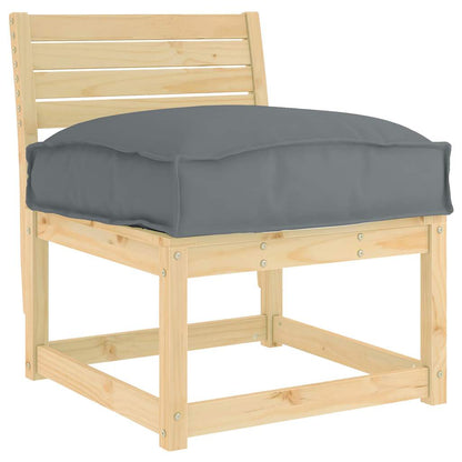 Cuscino Antracite 60 x 40 x 8 cm Tessuto Oxford
