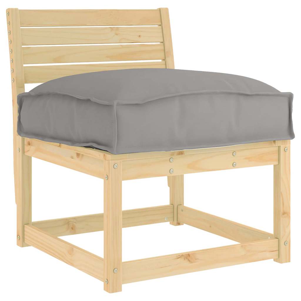 Cuscino Grigio 60 x 40 x 8 cm Tessuto Oxford