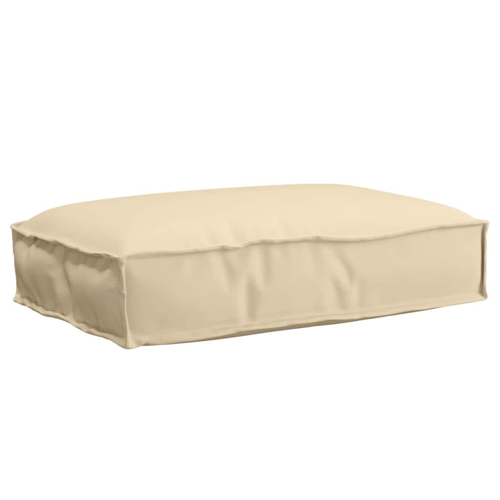 Cuscino Beige 60 x 40 x 8 cm Tessuto Oxford