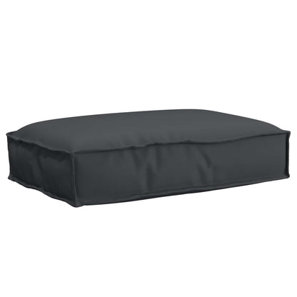 Cuscino Nero 60 x 40 x 8 cm Tessuto Oxford