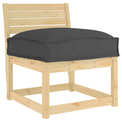 Cuscino Nero 60 x 40 x 8 cm Tessuto Oxford