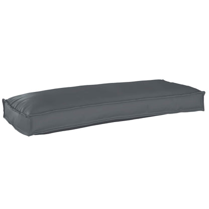 Cuscino Antracite 100 x 40 x 8 cm Tessuto Oxford