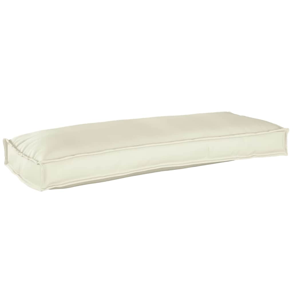 Cuscino Crema 100 x 40 x 8 cm Tessuto Oxford