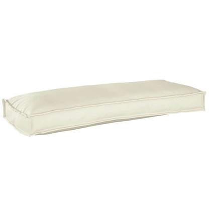 Cuscino Crema 100 x 40 x 8 cm Tessuto Oxford