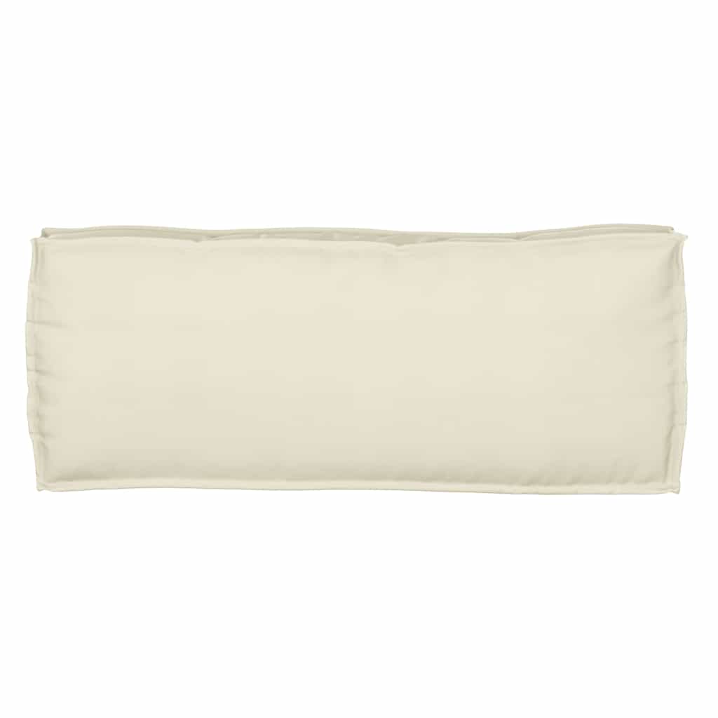 Cuscino Crema 100 x 40 x 8 cm Tessuto Oxford