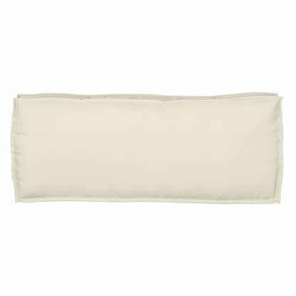Cuscino Crema 100 x 40 x 8 cm Tessuto Oxford